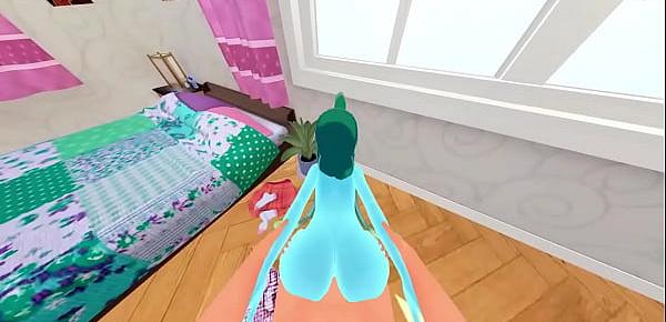  POV fucking Suu the slime girl. Doggystyle creampie - Daily Life With A Monster Girl Hentai.